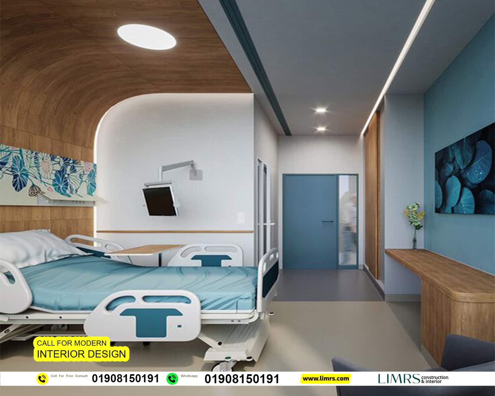 Well-organized Hospital Interior Design in Dhaka
