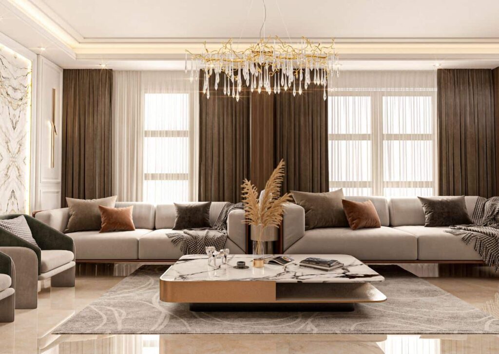 Living Room Interior Design in Dhaka