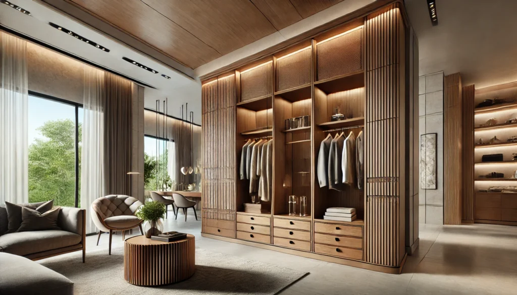 Wooden Wardrobe Design BD