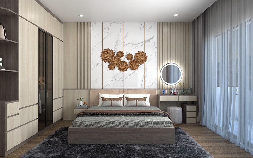 One of the most popular design ideas for bedrooms today is the minimalist style