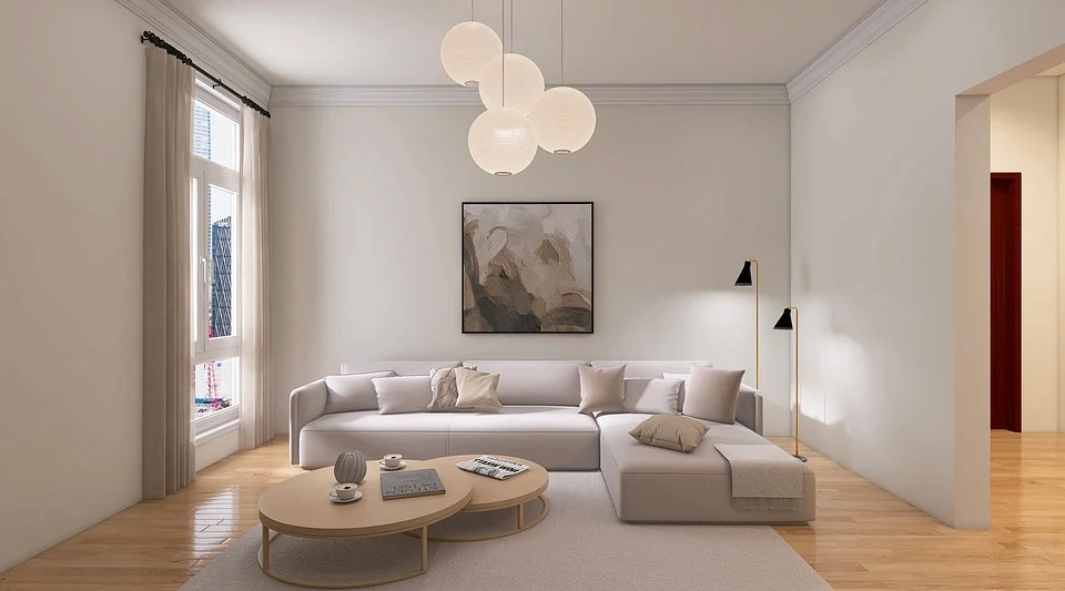 Light tones such as white, pale grey, and pastel colors tend to make a space appear more open.